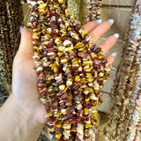 Chip Gemstone Bead - 32” or 16” Gemstone Bead - Natural Crystal Bead