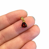 18k Gold Plated Gemstone Pendant - Sterling Silver Gemstone Pendant - Natural Gemstone Pendant