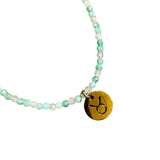 Zodiac Gemstone Necklace - Faceted Zodiac Necklace - Dainty Crystal Zodiac Necklace
