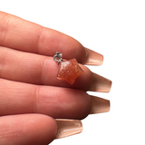 Dainty Gemstone Pendant - High Quality Crystal Pendant - Silver Crystal Pendant