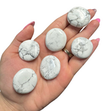 Gemstone Coin - Mini Crystal Worry Stone - Pocket Stone