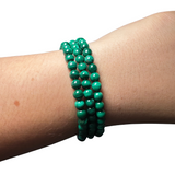 High Quality Gemstone Bracelet - Natural Crystal Bracelet - Round Crystal Bracelet