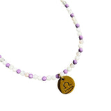 Zodiac Gemstone Necklace - Faceted Zodiac Necklace - Dainty Crystal Zodiac Necklace