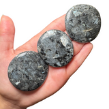 Gemstone "Cookie" - Crystal Flat Stone - Crystal Worry Stone - Gemstone Palm Stone