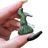 Halloween Gemstone Carving - Large, Medium, Small Crystal Halloween Carving - Spooky Crystal Carving #3