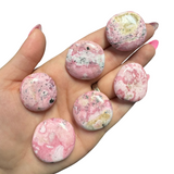Gemstone Coin - Mini Crystal Worry Stone - Pocket Stone