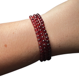 High Quality Gemstone Bracelet - Natural Crystal Bracelet - Round Crystal Bracelet
