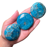 Gemstone "Cookie" - Crystal Flat Stone - Crystal Worry Stone - Gemstone Palm Stone
