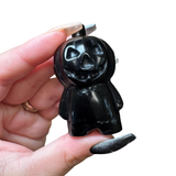 Halloween Gemstone Carving - Large, Medium, Small Crystal Halloween Carving - Spooky Crystal Carving #2