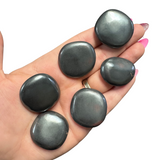 Gemstone Coin - Mini Crystal Worry Stone - Pocket Stone