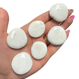 Gemstone Coin - Mini Crystal Worry Stone - Pocket Stone