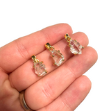 18k Gold Plated Gemstone Pendant - Sterling Silver Gemstone Pendant - Natural Gemstone Pendant
