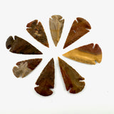 Medium Agate Arrowhead Carving, Agate Arrowhead, 2-2.5" Agate Arrowhead, A-34