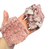 Pink Halite Cluster