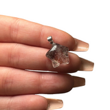 Dainty Gemstone Pendant - High Quality Crystal Pendant - Silver Crystal Pendant