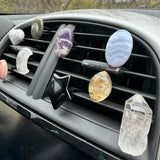 Gemstone Car Vent Clip, Crystal Vent Clip, Choose Your Own, Gem Vent Clip
