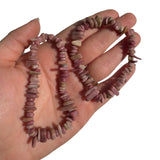 Rhodonite Chip Bracelet, Polished Rhodonite Chip Bracelet, Natural Rhodonite Chip Bracelet, GE-65