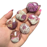 Gemstone Coin - Mini Crystal Worry Stone - Pocket Stone