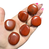 Gemstone Coin - Mini Crystal Worry Stone - Pocket Stone
