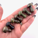 1" Dragonblood Jasper Mushroom, Small Dragonblood Mushroom, Dragonblood Carving, Mushroom Carving Dragonblood, P-130