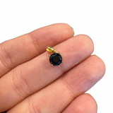 18k Gold Plated Gemstone Pendant - Sterling Silver Gemstone Pendant - Natural Gemstone Pendant