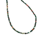 3mm Faceted Gemstone Necklace, Dainty Crystal Necklace, Natural Gemstone Necklace, Facet Gemstone Necklace