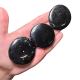 Gemstone "Cookie" - Crystal Flat Stone - Crystal Worry Stone - Gemstone Palm Stone