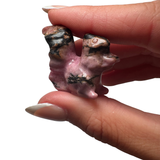 Mini Squirrel Carving - Gemstone Squirrel Carving - Crystal Squirrel Carving