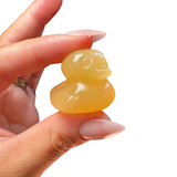 Mini Duck Carving - Gemstone Duck Carving - Crystal Duck Carving