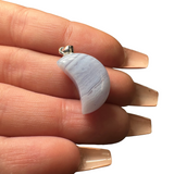 Dainty Gemstone Pendant - High Quality Crystal Pendant - Silver Crystal Pendant