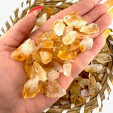Raw Mini Citrine Points, Choose your amount, Small Citrine Points, Wholesale Citrine Points