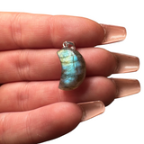 Dainty Gemstone Pendant - High Quality Crystal Pendant - Silver Crystal Pendant