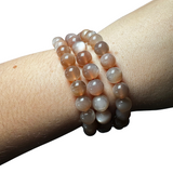 High Quality Gemstone Bracelet - Natural Crystal Bracelet - Round Crystal Bracelet