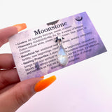 Rainbow Moonstone Sterling Silver Pendant, Faceted Moonstone Pendant, Flashy Moonstone Pendant