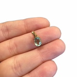 18k Gold Plated Gemstone Pendant - Sterling Silver Gemstone Pendant - Natural Gemstone Pendant
