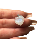 Dainty Gemstone Pendant - High Quality Crystal Pendant - Silver Crystal Pendant
