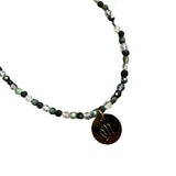 Zodiac Gemstone Necklace - Faceted Zodiac Necklace - Dainty Crystal Zodiac Necklace