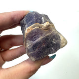 One Raw Amethyst Stone, Rough Amethyst, Amethyst from India, Natural Amethyst Stone, Dark Amethyst