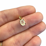 18k Gold Plated Gemstone Pendant - Sterling Silver Gemstone Pendant - Natural Gemstone Pendant
