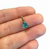 18k Gold Plated Gemstone Pendant - Sterling Silver Gemstone Pendant - Natural Gemstone Pendant