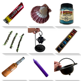 Smudging Accessories - Shells - Candles - Cauldrons