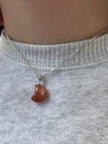 Dainty Gemstone Pendant - High Quality Crystal Pendant - Silver Crystal Pendant