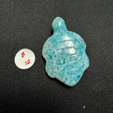 Larimar Turtle Carving - Gemstone Larimar Carving - Gemstone Turtle Carving - Natural Larimar