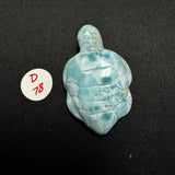 Larimar Turtle Carving - Gemstone Larimar Carving - Gemstone Turtle Carving - Natural Larimar