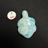 Larimar Turtle Carving - Gemstone Larimar Carving - Gemstone Turtle Carving - Natural Larimar