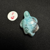 Larimar Turtle Carving - Gemstone Larimar Carving - Gemstone Turtle Carving - Natural Larimar