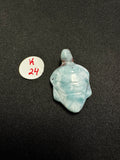 Larimar Turtle Carving - Gemstone Larimar Carving - Gemstone Turtle Carving - Natural Larimar