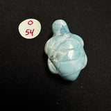 Larimar Turtle Carving - Gemstone Larimar Carving - Gemstone Turtle Carving - Natural Larimar