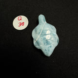 Larimar Turtle Carving - Gemstone Larimar Carving - Gemstone Turtle Carving - Natural Larimar