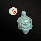 Larimar Turtle Carving - Gemstone Larimar Carving - Gemstone Turtle Carving - Natural Larimar